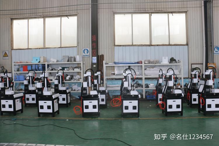 金属雕刻机工厂组装车间实拍