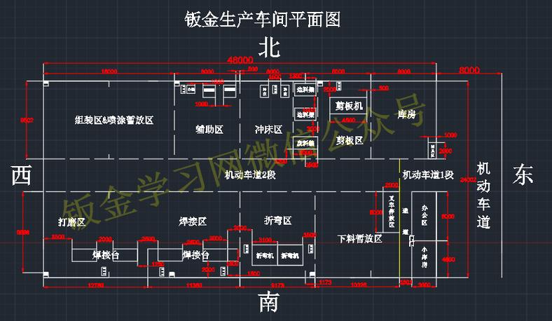 机械加工车间视觉检测工位布局示意图