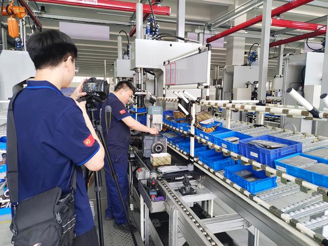 新能源汽车减速器生产线工业测量现场