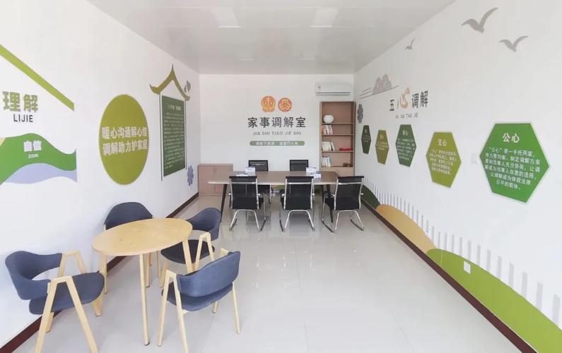婚姻纠纷律所咨询接待室内场景