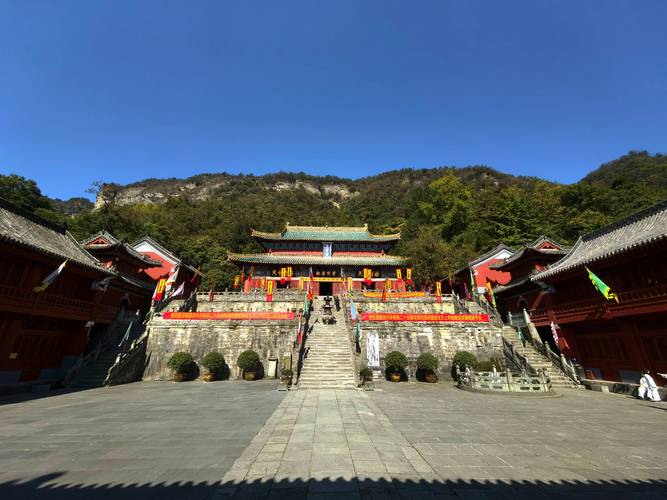武当山紫霄宫古建筑全景