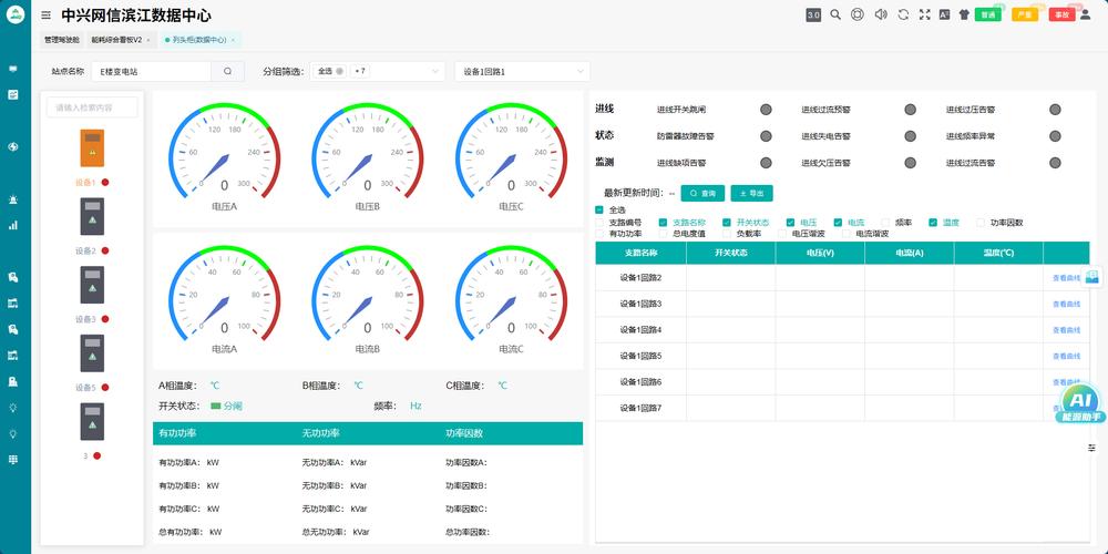 学生自制小型输送线设备预测性运维数据采集面板截图