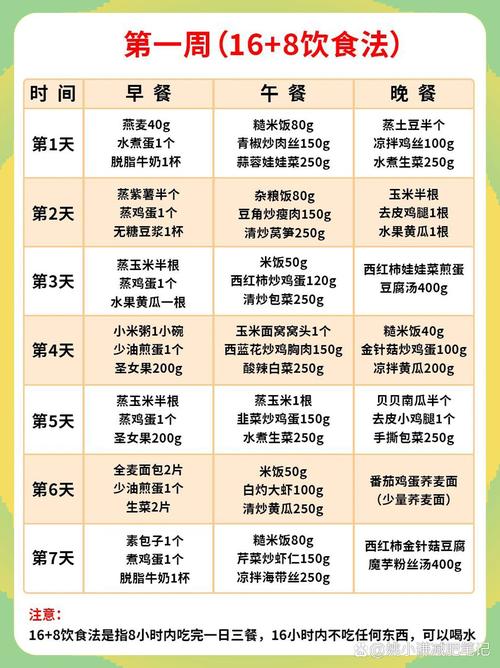 实操!我的“无脑掉秤”一日食谱