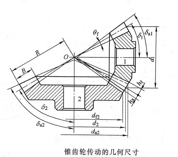 不同齿制锥齿轮齿廓对比图