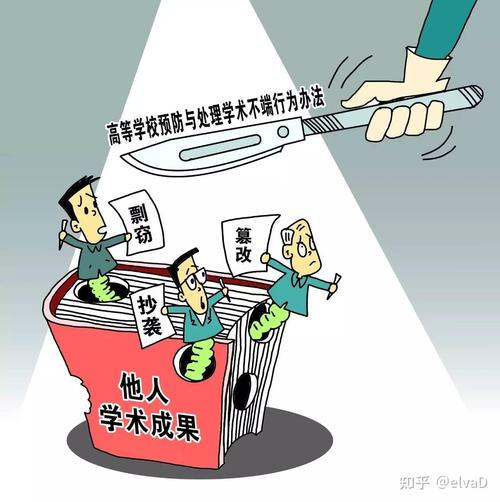 学术不端 篡改实验数据 漫画插图