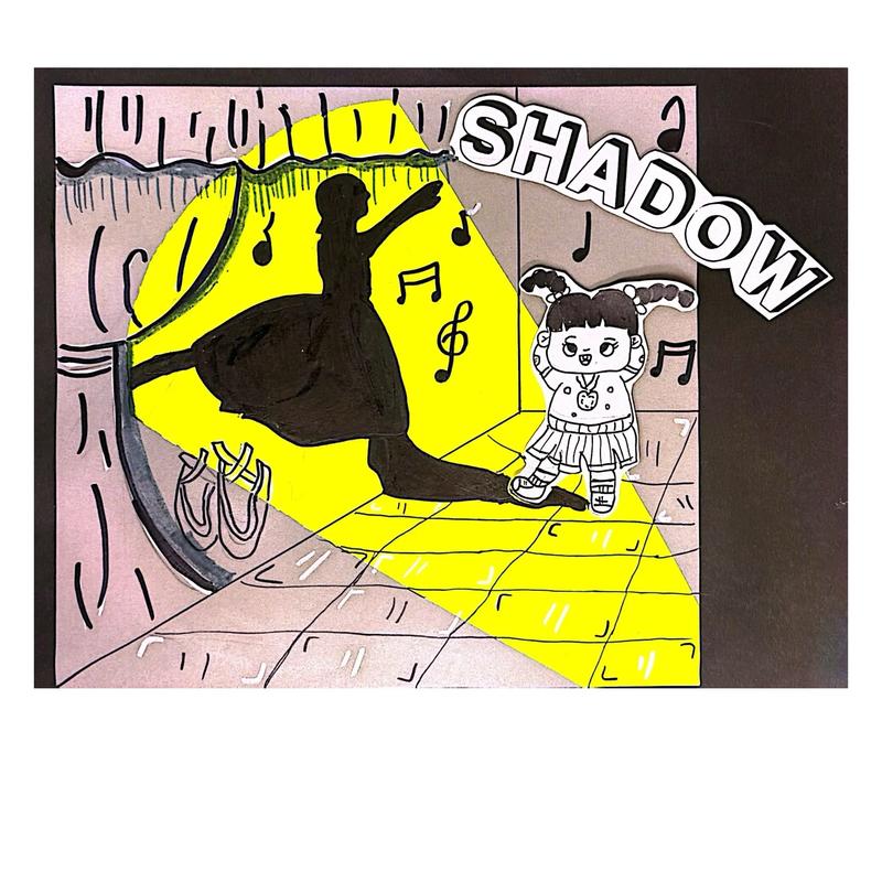 儿童卧室影子怪物想象场景示意图