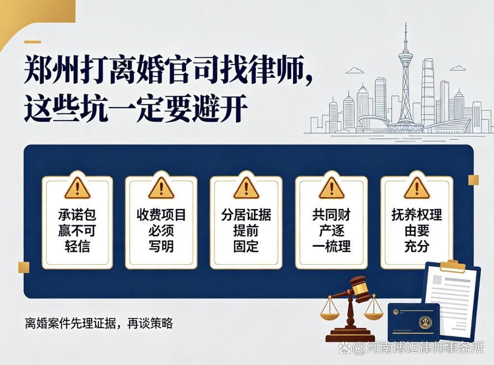 找离婚律所必须搞清楚的避坑问题