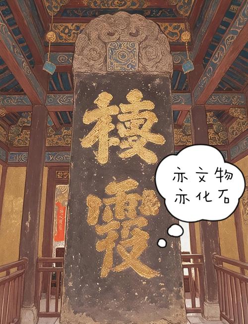 南京栖霞山南朝石刻违规拓印现场