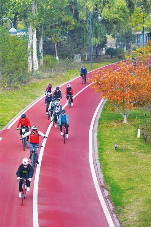 城市滨河新手休闲骑行路线实拍