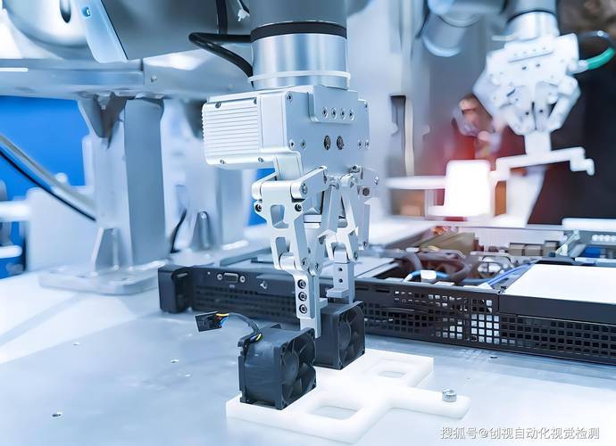 工业流水线边缘智能次品检测设备实拍图