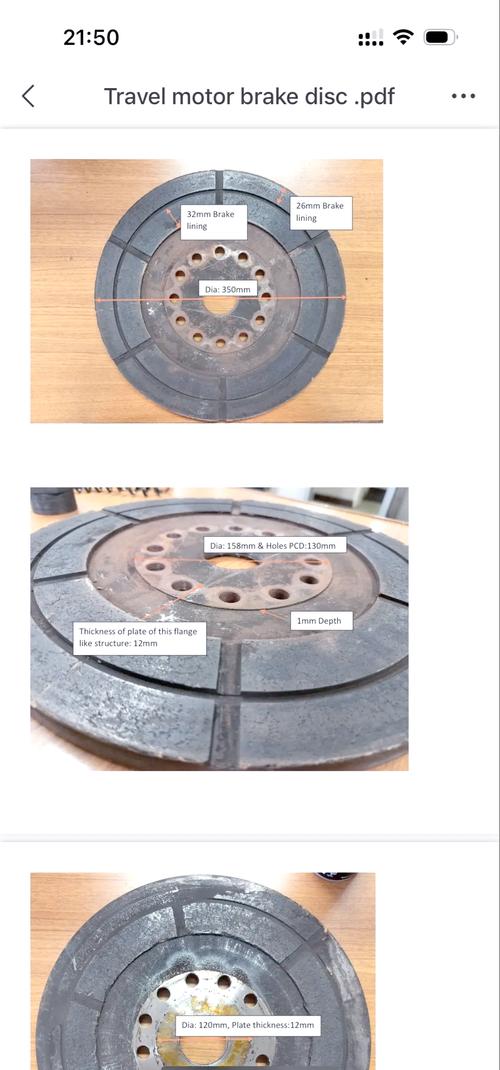 盘式制动器摩擦片磨损间隙测量操作图