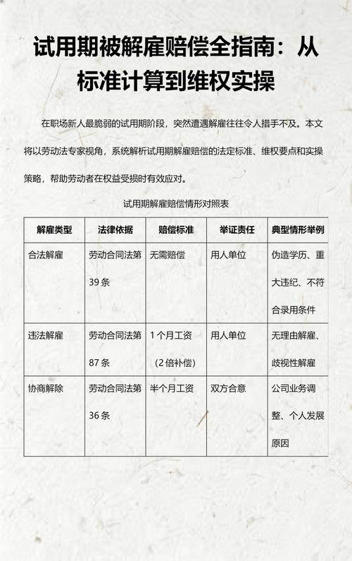 北京试用期违法延长赔偿标准计算表