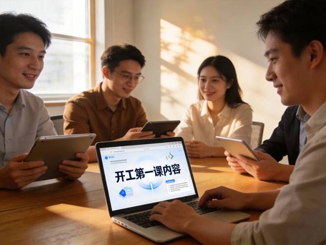 年轻工人的“第一课”