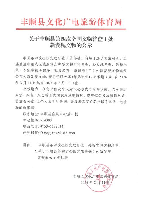 县级文物局文保项目环境监测公示文件