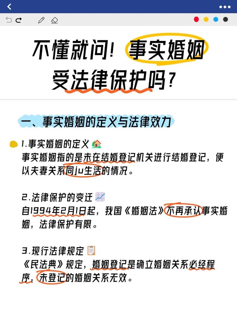 1994年后事实婚姻认定法律条文原文截图