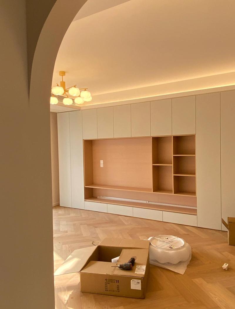 南方客厅电视柜防潮施工细节图