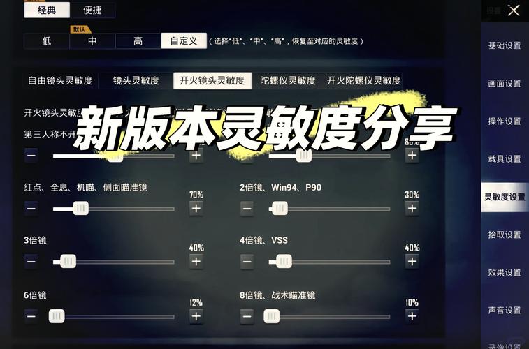 灵敏度等级:不是你想选就选
