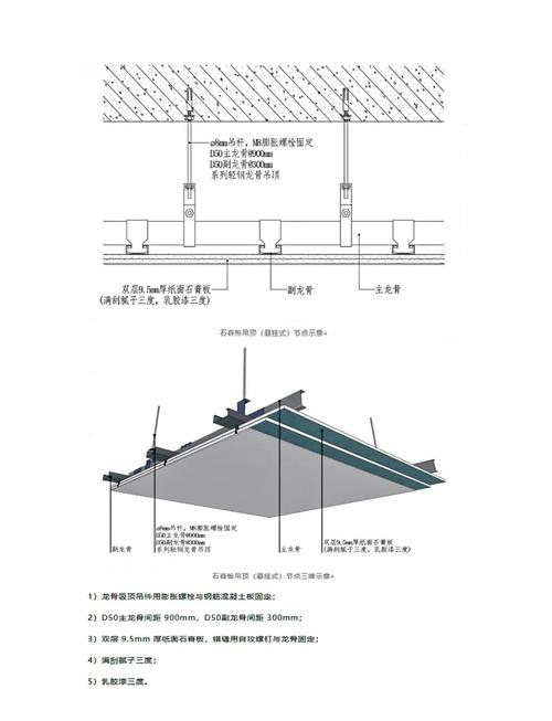 天花板裂缝环氧树脂注射修复施工图