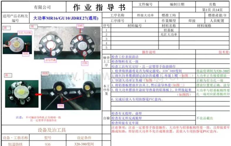 制造车间机床旁更新后的新标准作业程序SOP看板