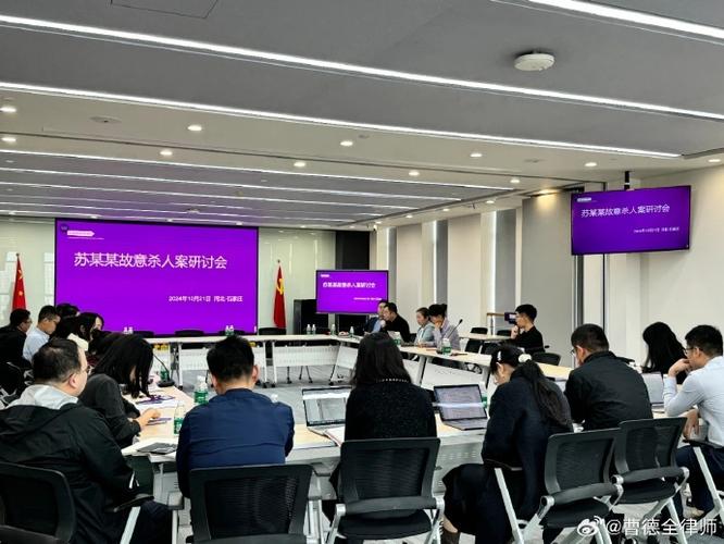 刑事辩护律所律师团队案件研讨会议现场