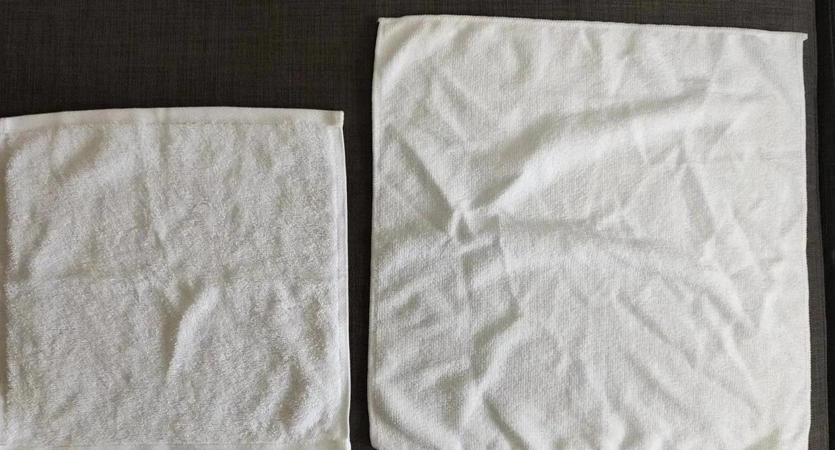 使用半年的家用旧毛巾纤维显微镜观测图