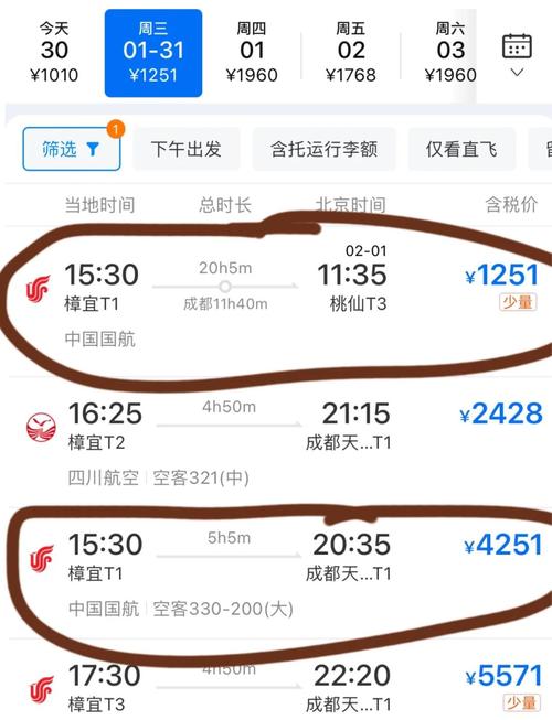 机票甩尾航线搜索技巧界面截图