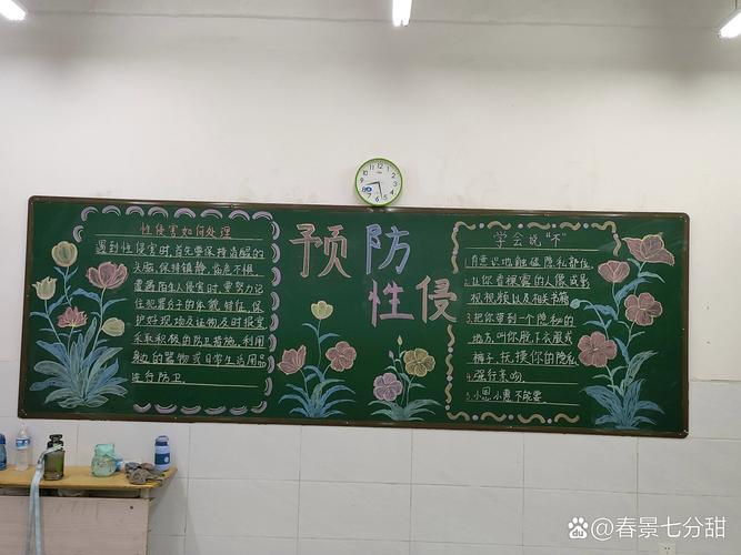 中小学性健康教育课堂空黑板