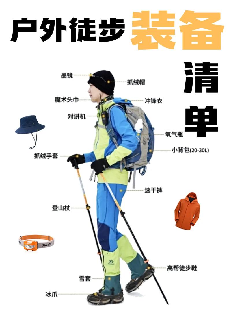 湿地徒步必备装备一览，背包防水靴登山杖