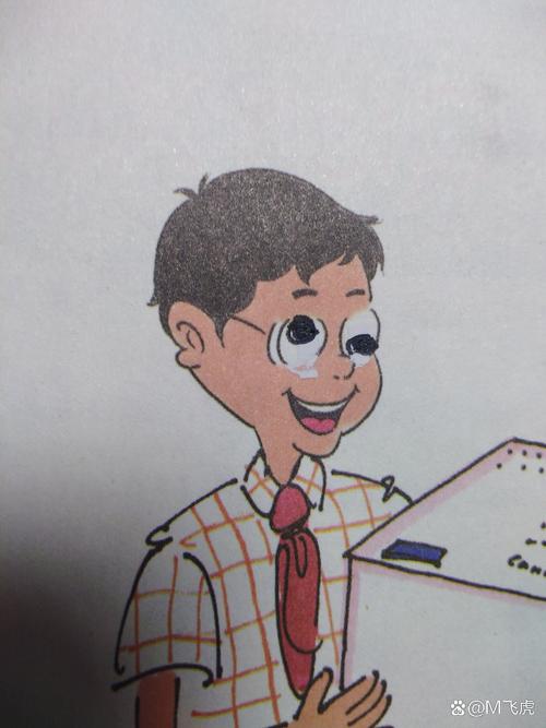 课本空白页画满小人的学生课本