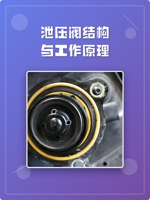 汽车老化散热器盖泄压阀拆解对比图
