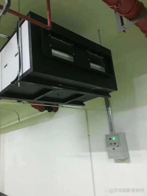工业厂房吊顶式工业除湿机安装现场图