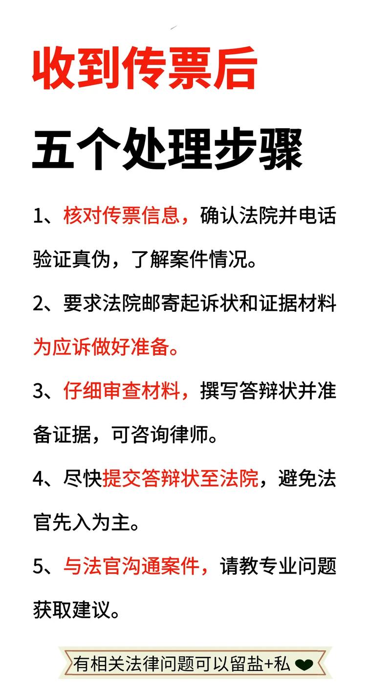 收到传票后的紧急止损步骤