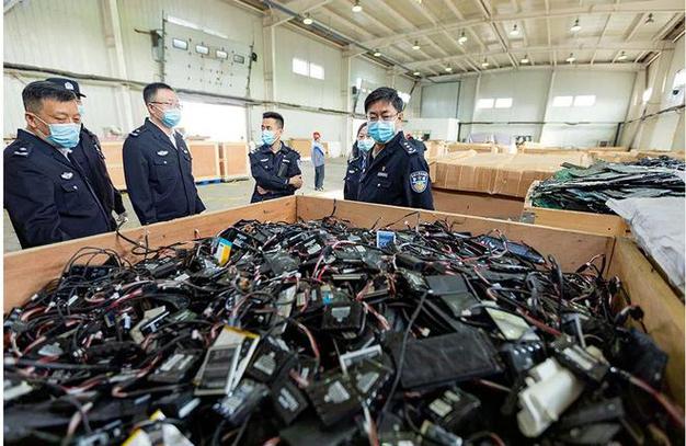 天津港口海关缉私办案流程示意图