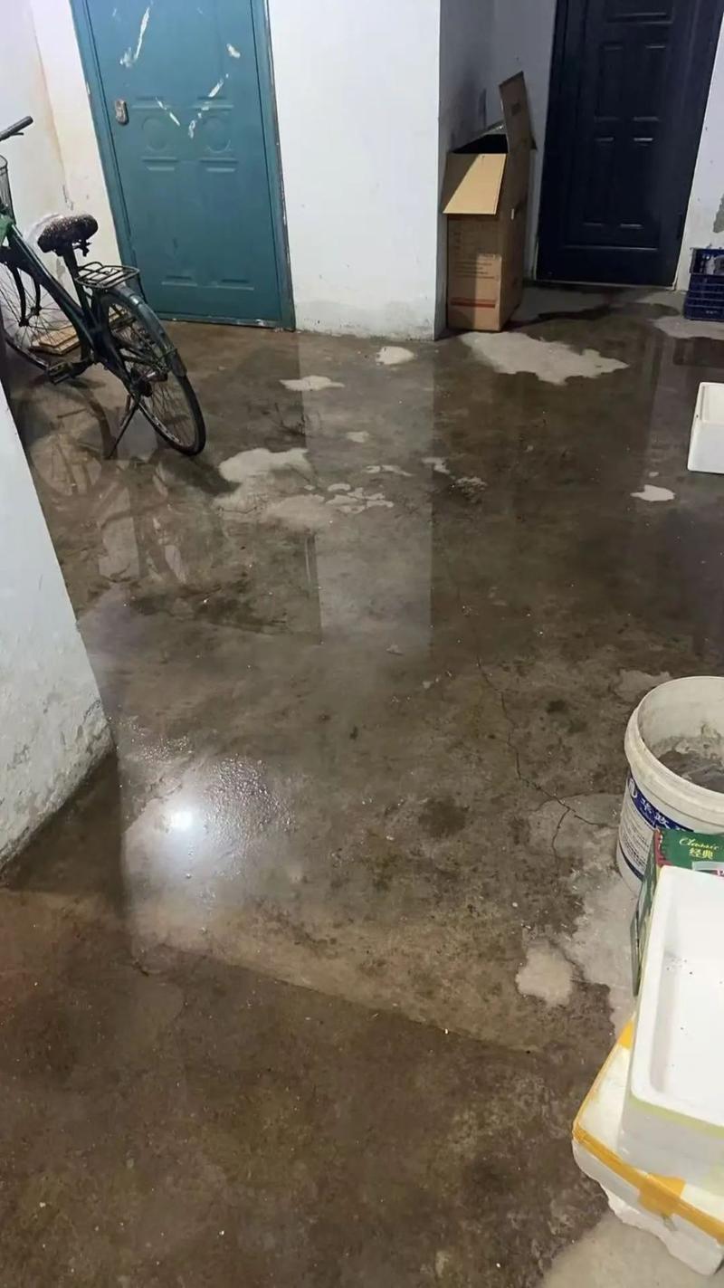 住宅地下室水浸财产损失现场实拍