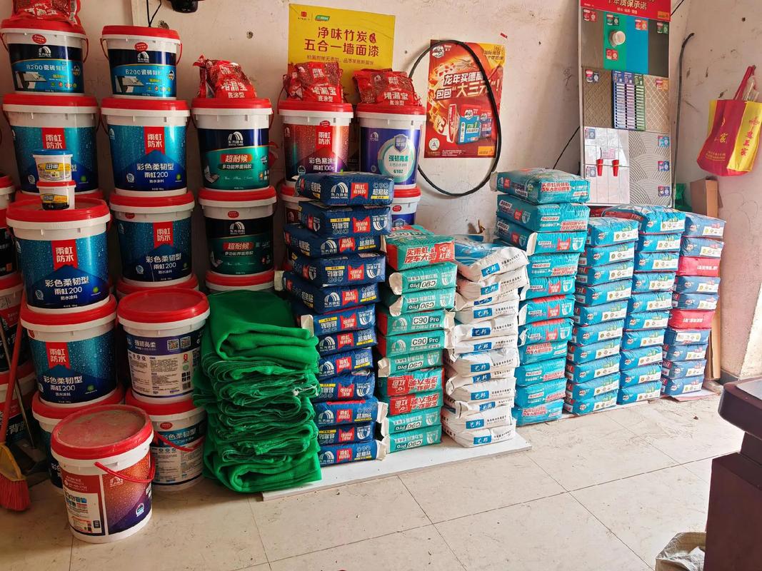 知名品牌地固材料桶装陈列