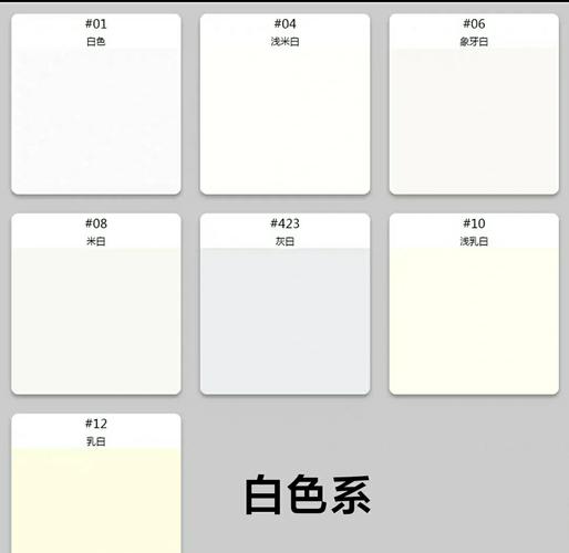 家装门店不同颜色水性漆色卡样板