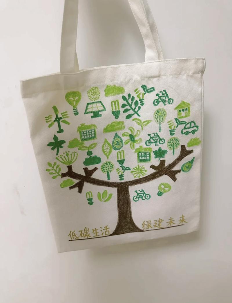 旧衣物改造环保帆布袋实拍