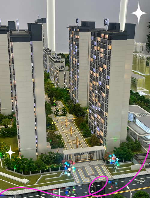 沙盘楼间距视觉误导手法示意图