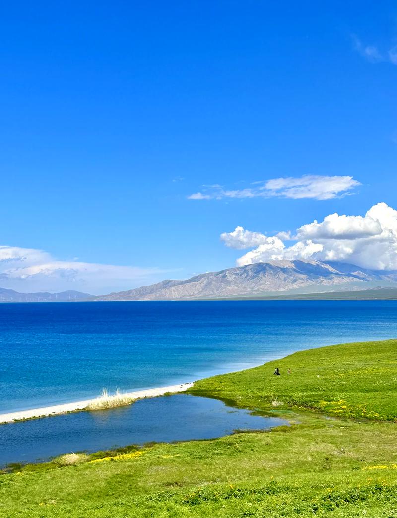 新疆维吾尔自治区赛里木湖环湖岸线风景