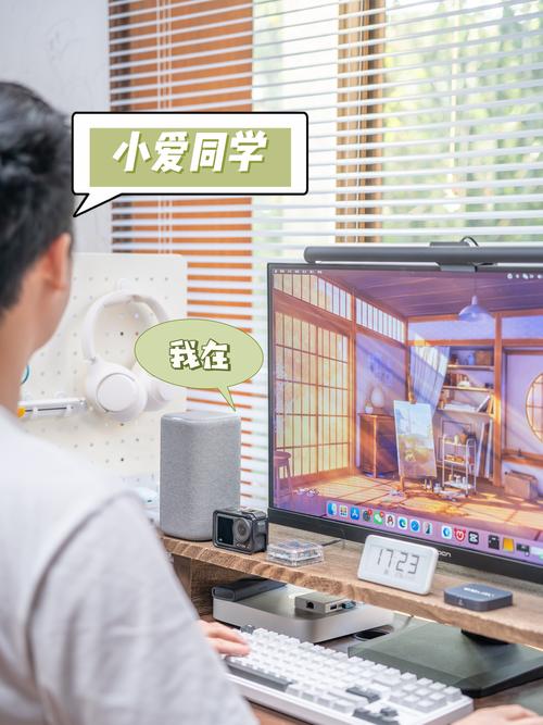 儿童房内智能音箱播放睡前故事场景