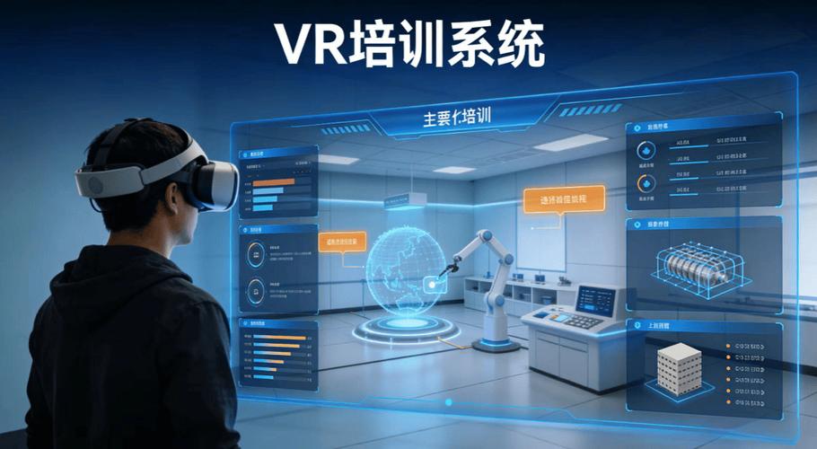 工业VR仿真培训教室多台头显设备