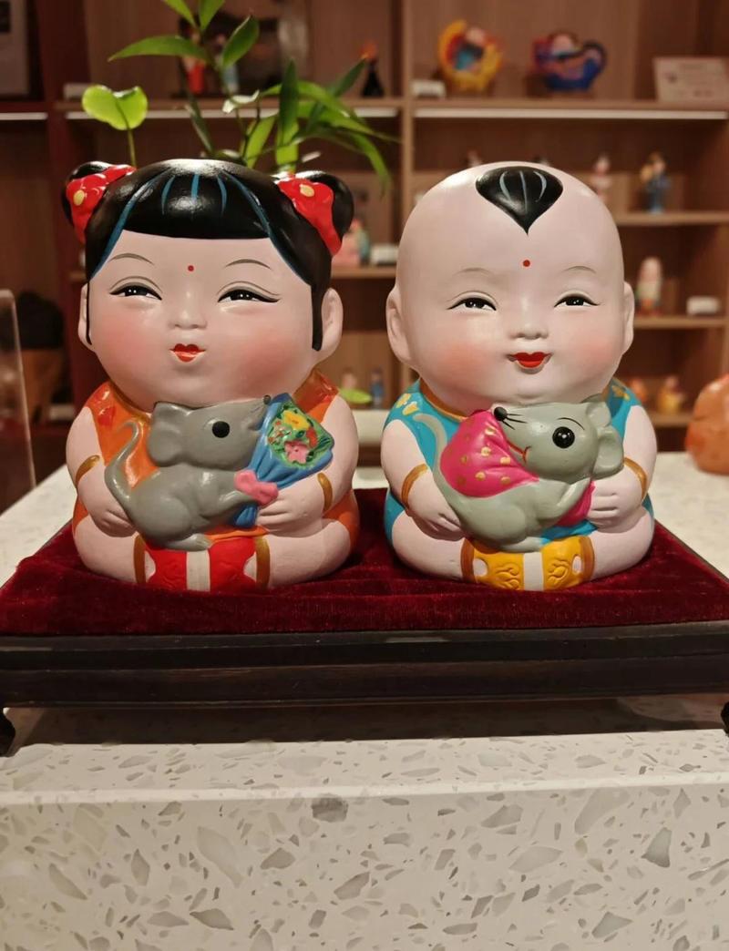 无锡惠山泥人传统婚俗陪嫁整套套件展示