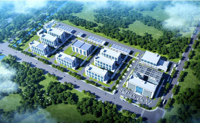 产学研合作中试基地的陈旧设备与崭新厂房间的对比