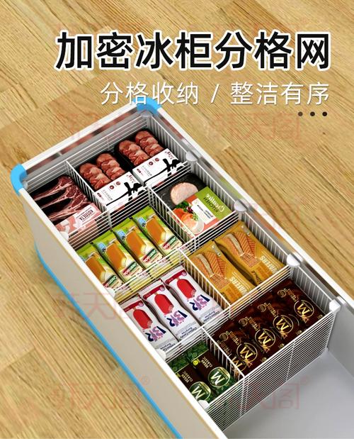 冰柜生熟分区示意图 抽屉篮筐标记