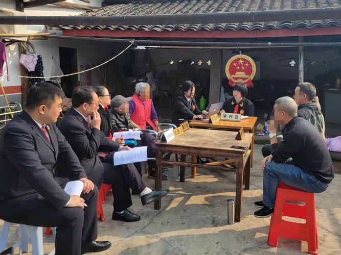 民事法庭赡养纠纷庭审记录实拍