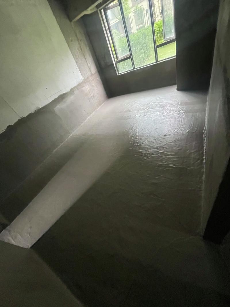 茶室装修一楼地面防潮处理施工过程