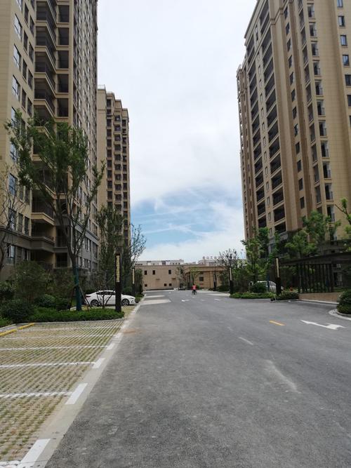 南京城郊小产权房小区沿街实景