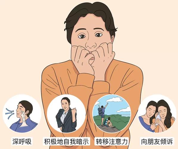 公众演讲时手抖但依然坚持说话的年轻人