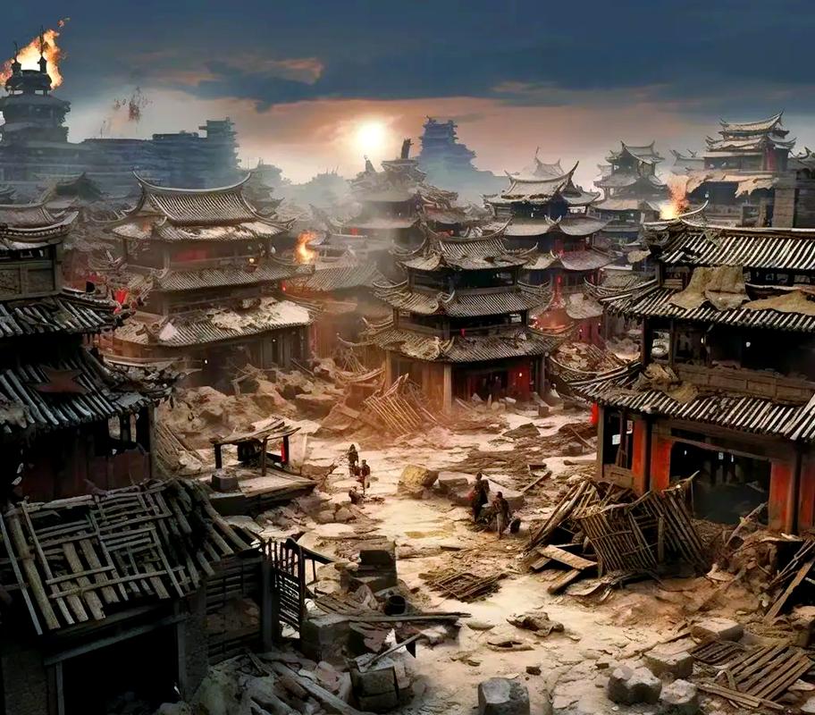 国产悬疑剧繁城之下明代古镇凶案场景图