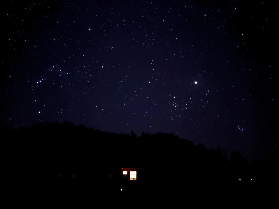 夜晚，星星多到让人恐惧